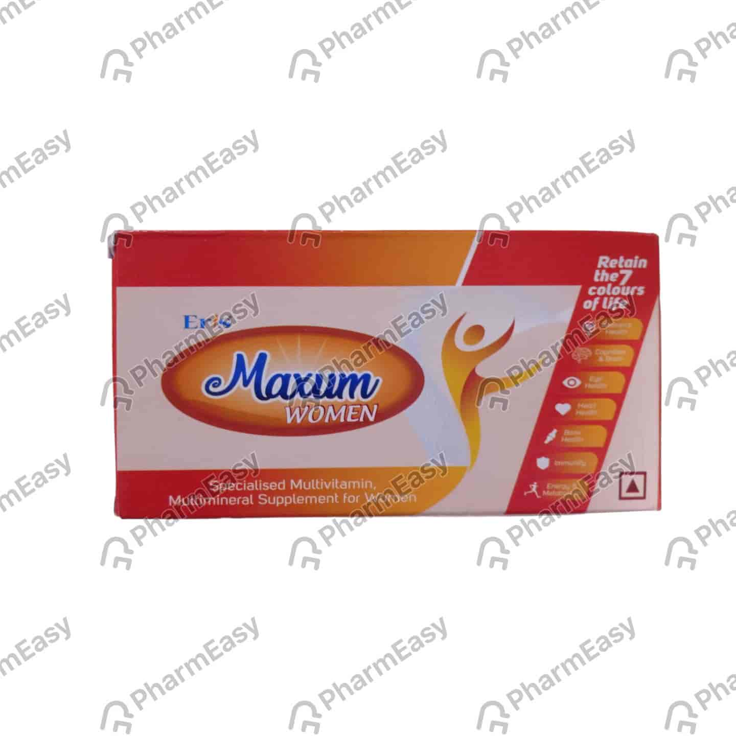 Maxum Women Strip Of 10 Tablets (red)
