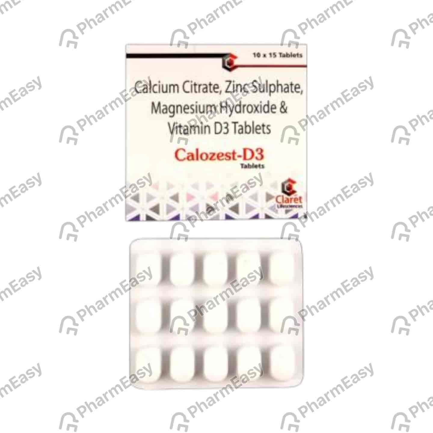 Calozest D3 Strip Of 15 Tablets