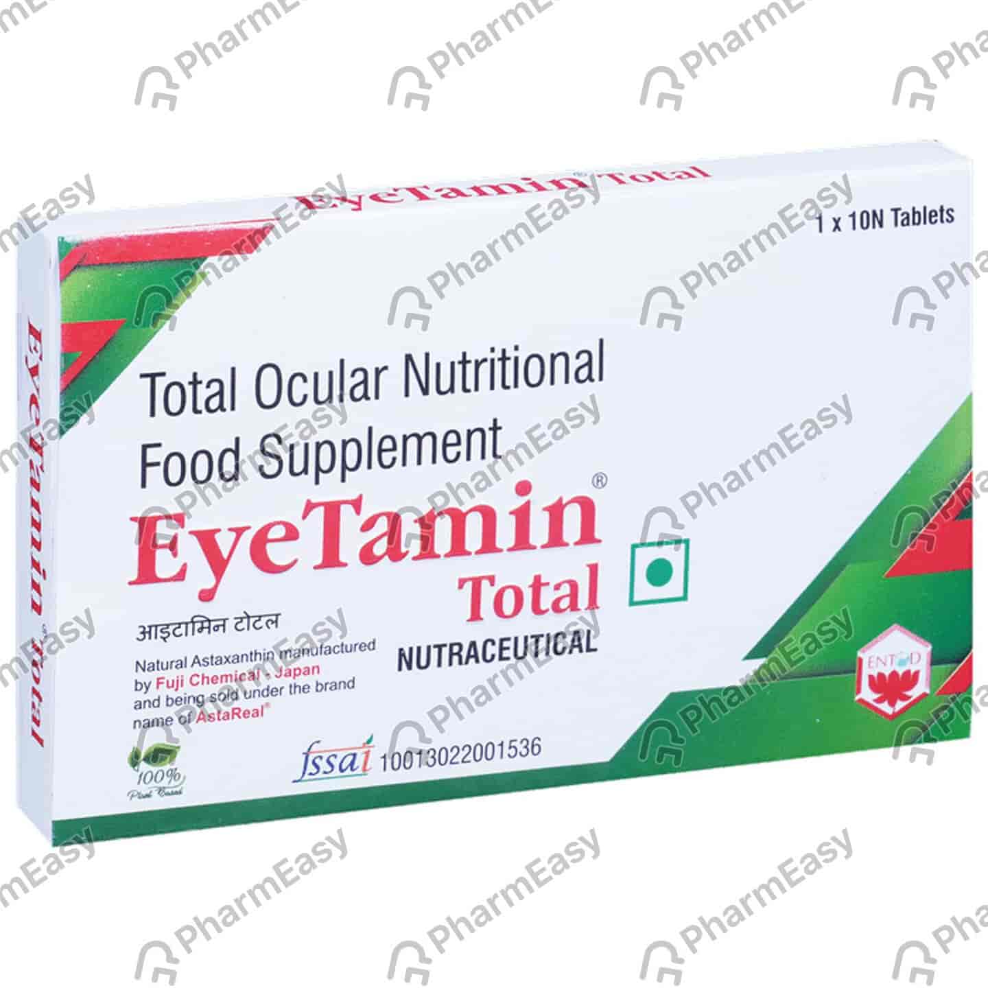 Eyetamin Total Strip Of 10 Tablets
