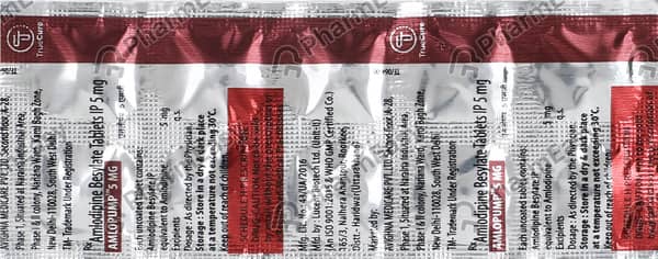 Amlopump 5Mg Strip Of 10 Tablets
