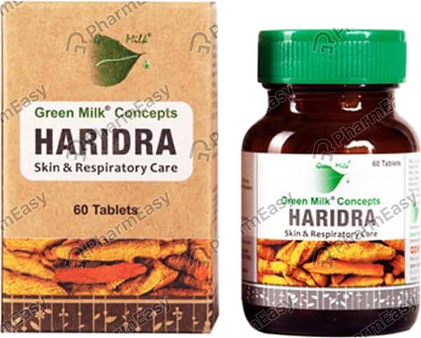 Green Milk Haridra Bottle Of 60 Tablets
