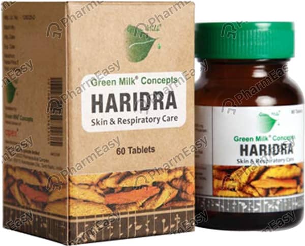 Green Milk Haridra Bottle Of 60 Tablets