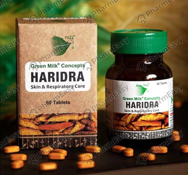 Green Milk Haridra Bottle Of 60 Tablets