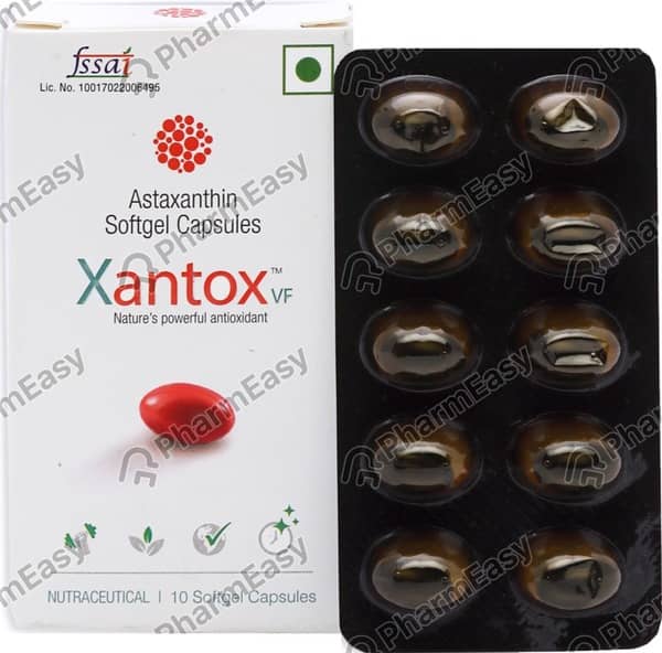 जेनटोक्स वीएफ की स्ट्रिप 10 कैप्सूल्स