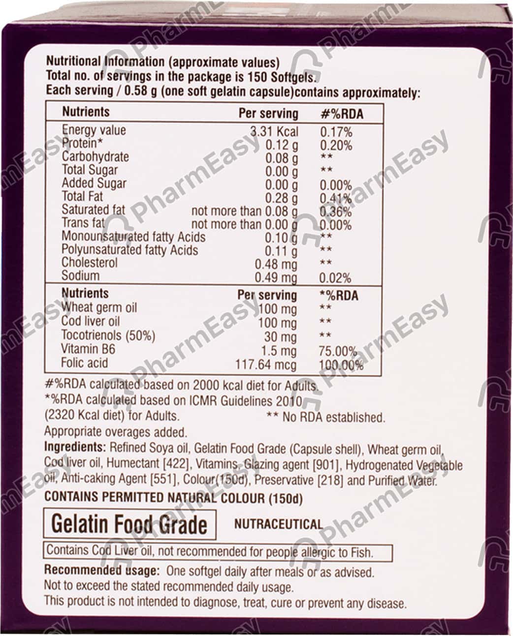 Buy ECOD PLUS NEXT GENERATION VITAMIN E SUPPLEMENT SOFTGELS FOR MUSCLE