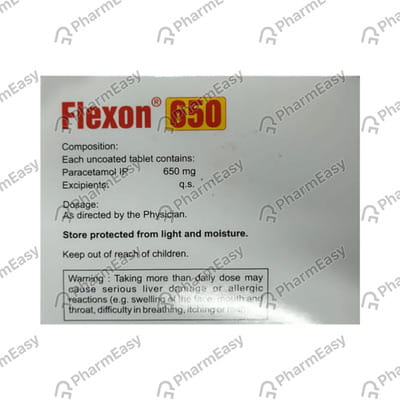 Flexon 650mg Strip Of 15 Tablets