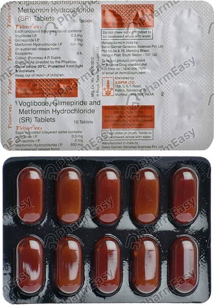 T Vobit Vx2 Strip Of 10 Tablets