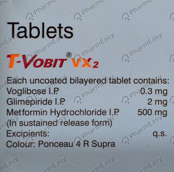 T Vobit Vx2 Strip Of 10 Tablets