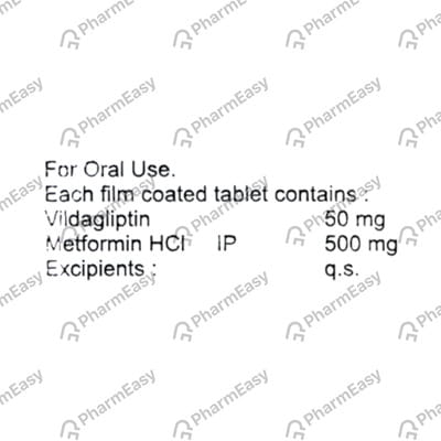 Viltime M 50/500mg Strip Of 15 Tablets