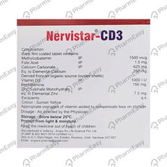 NERVISTAR CD3 STRIP OF 10 TABLETS