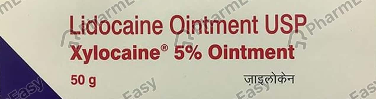 Xylocaine 5% Tube Of 50gm Ointment