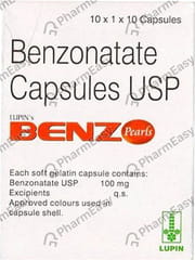 BENZ PEARLS STRIP OF 10 CAPSULES