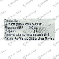 BENZ PEARLS STRIP OF 10 CAPSULES