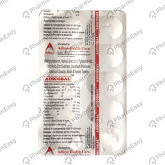 ADICOBAL STRIP OF 10 TABLETS