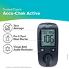 Accu-Chek Active Blood Glucose And Lancing Device | Glucometer | Free 10 Test Strips
