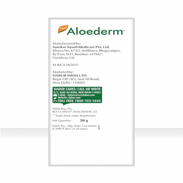 New Aloederm Cream 50 Gm