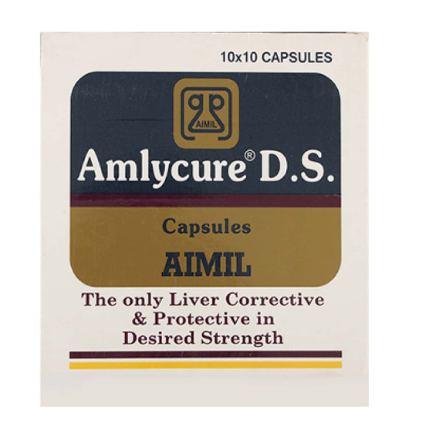 Aimil Amlycure Ds Strip Of 10 Capsules