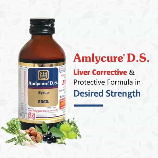 Aimil Amlycure Ds Syrup 200Ml | Liver Health Protector | Metabolism Booster