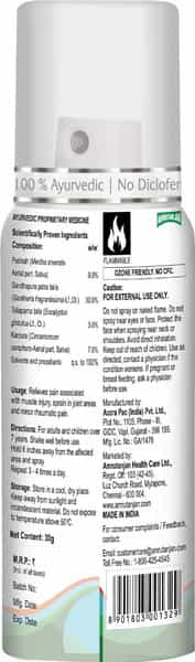 Amrutanjan Advanced Joint Muscle + Spray Bottle Of 30 Gm