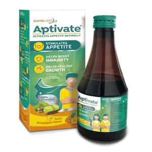 Aptivate Tasty Pineapple Appetite Stimulating Syrup Bottle Of 175 Ml