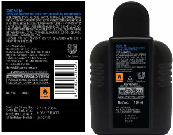 Axe Signature Denim After Shave Lotion Bottle Of 100 Ml