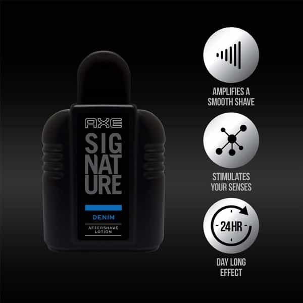 Axe Signature Denim After Shave Lotion Bottle Of 100 Ml