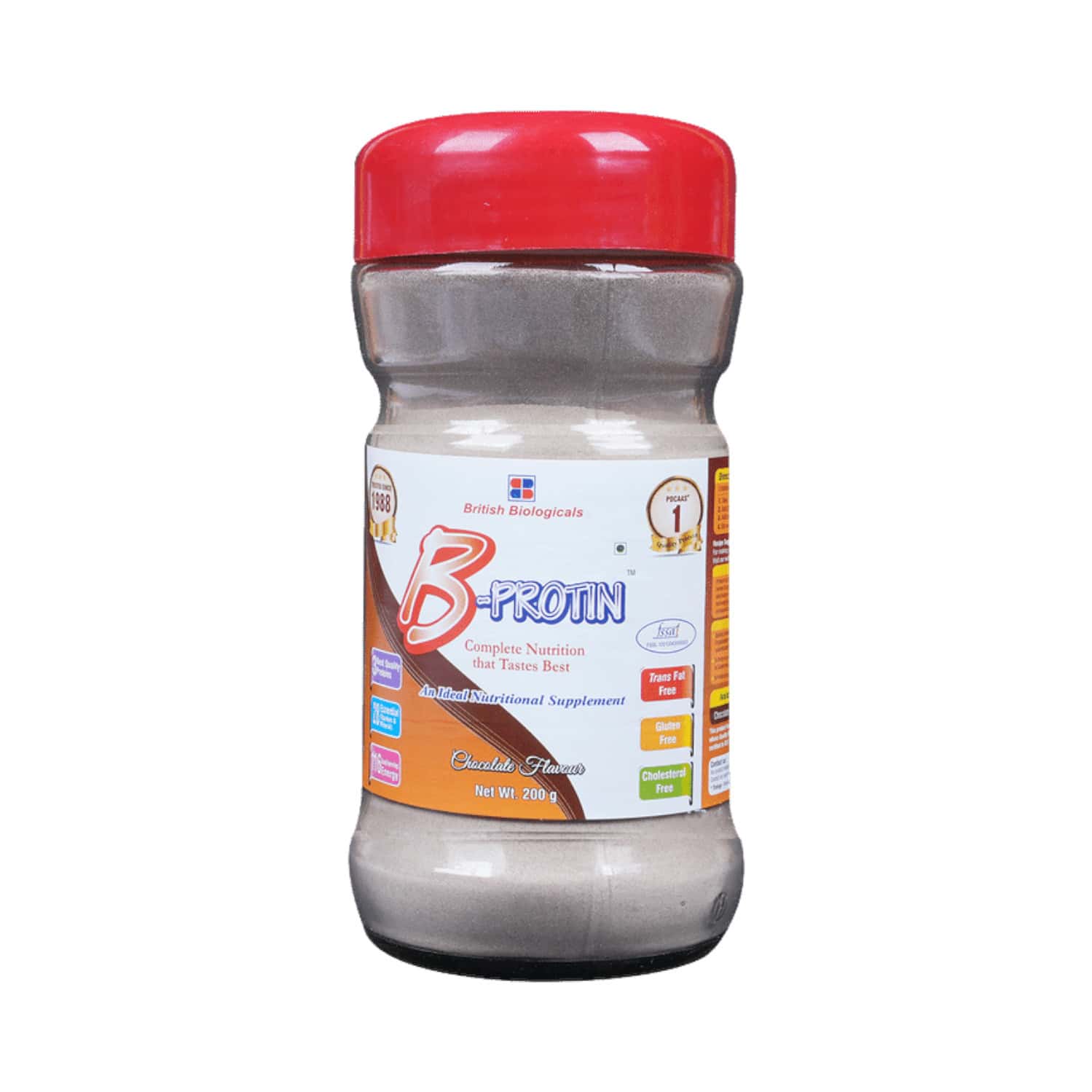 B Protin Chocolate Nutrition Supplement Bottle Of 200 G