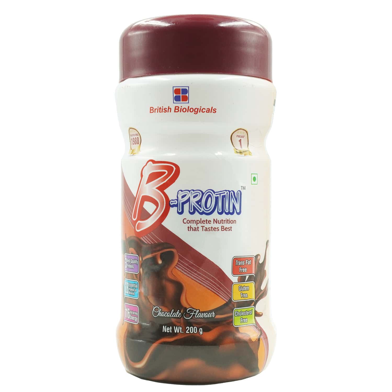 B-protin Chocolate Nutrition Supplement Bottle Of 200 G