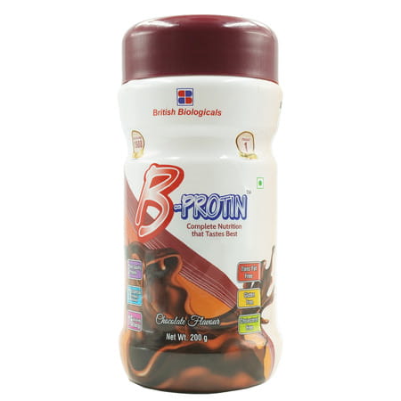B-Protin Chocolate Nutrition Supplement Bottle Of 200 G
