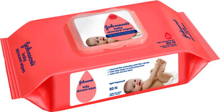Johnson'S Baby Wipes Packet Of 80 'S