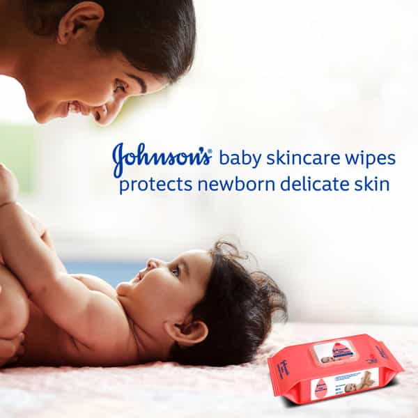 Johnson's Baby Wipes Packet Of 80 'S