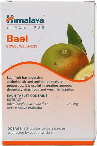 Himalaya Wellness Pure Herbs Bael Digestion Capsules Bottle Of 60