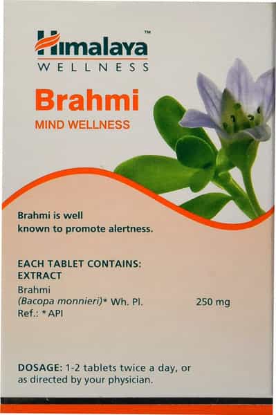 Himalaya Brahmi Mind Wellness | Improves Alertness | Tablets | 60 No's