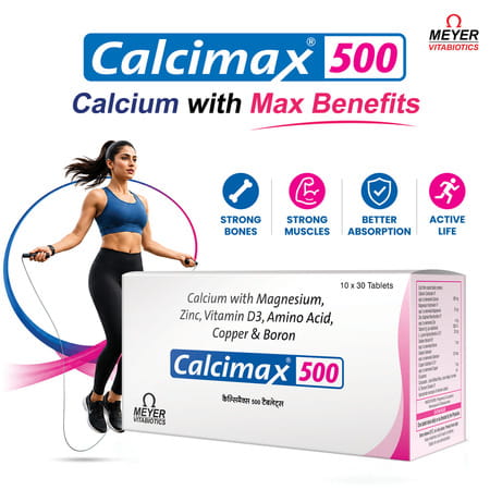 Calcimax 500Mg Strip Of 30 Tablets