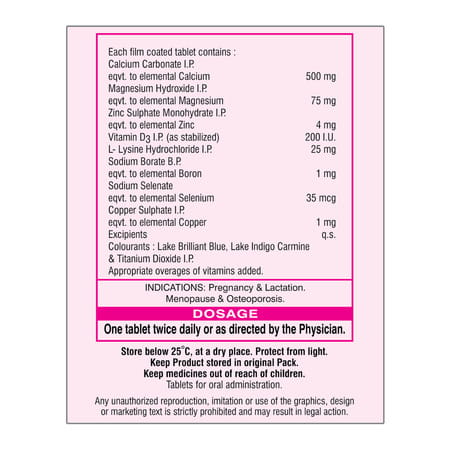 Calcimax 500Mg Strip Of 30 Tablets