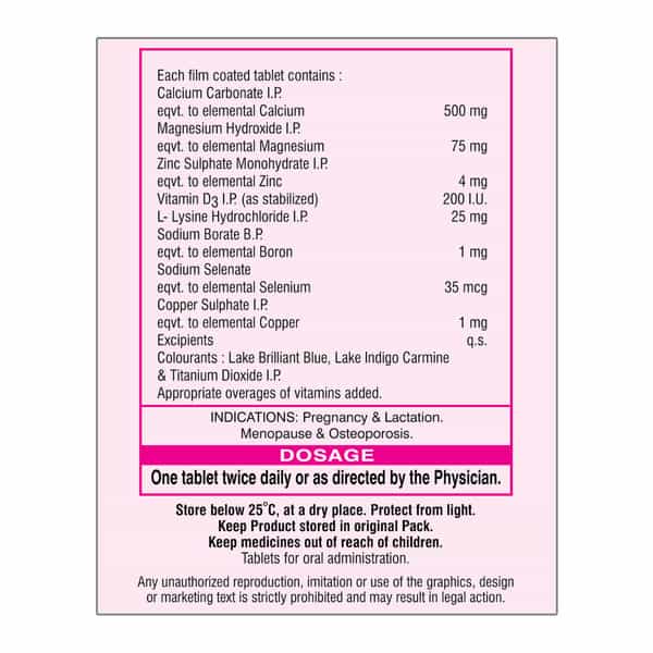 Calcimax 500Mg Strip Of 30 Tablets