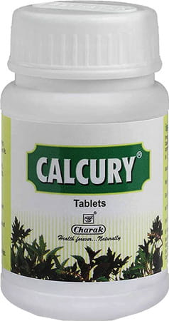Charak Calcury Bottle Of 40 Tablets