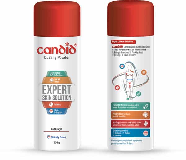 Candid Dusting Powder Anti Fungal | Bottle Of 100 G