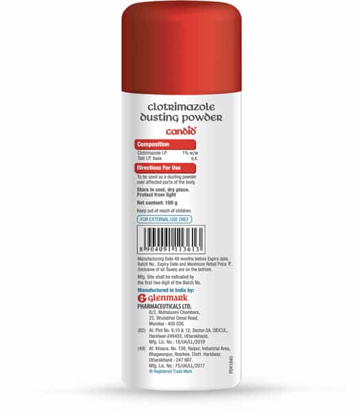Candid Dusting Powder Anti Fungal | Bottle Of 100 G