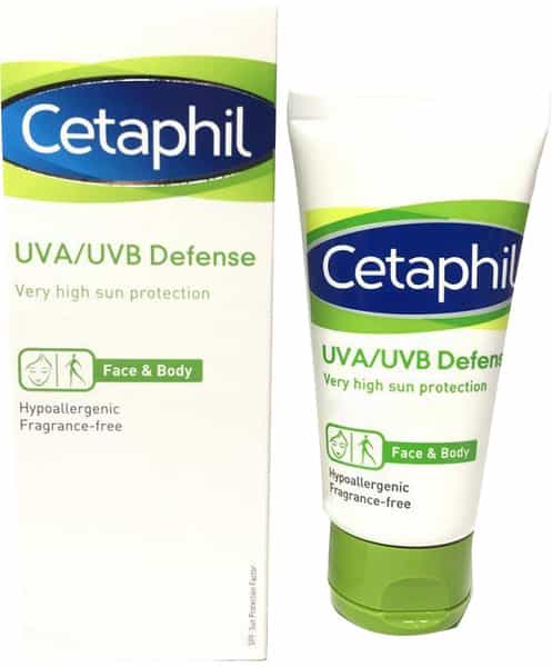 Cetaphil Uva/Uvb Defense Spf 50+ Daily Facial Moisturiser | Face & Body All Skin Type | 50 Ml