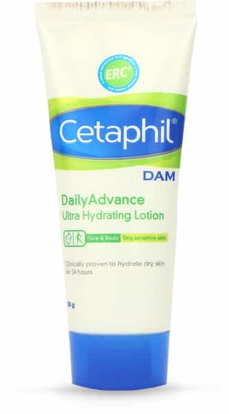 Cetaphil Dam Daily Advance Ultra Hydrating Lotion | Face & Body | 30 Gm