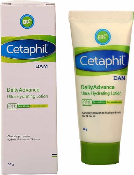 Cetaphil Dam Daily Advance Ultra Hydrating Lotion | Face & Body | 30 Gm