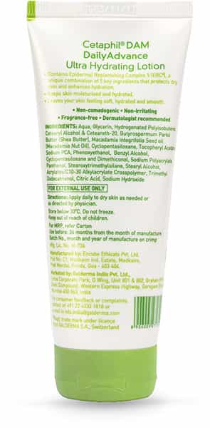 Cetaphil Dam Daily Advance Ultra Hydrating Lotion | Face & Body | 30 Gm