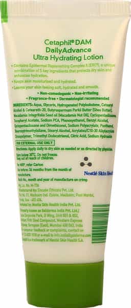 Cetaphil Dam Daily Advance Ultra Hydrating Lotion | Face & Body | 30 Gm