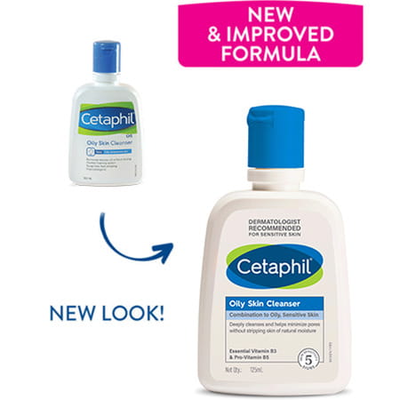 Cetaphil Oily Skin Cleanser | Combination To Oily & Sensitive Skin | 125 Ml