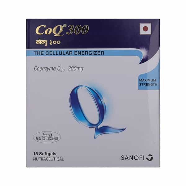 Coq 300Mg Strip Of 15 Softgel Capsules