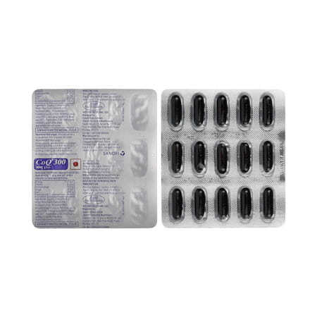Coq 300mg Strip Of 15 Softgel Capsules