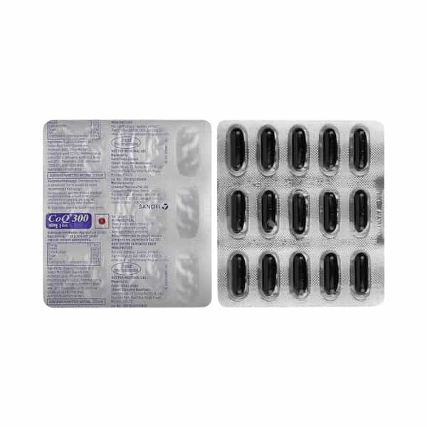 Coq 300Mg Strip Of 15 Softgel Capsules