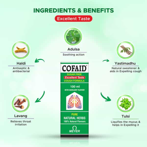 Cofaid Sugar Free Cough Formula 100Ml