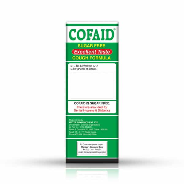 Cofaid Sugar Free Cough Formula 100Ml
